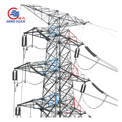220KV 330kV इलेक्ट्रिक ट्रांसमिशन टॉवर कोण उच्च वोल्टेज