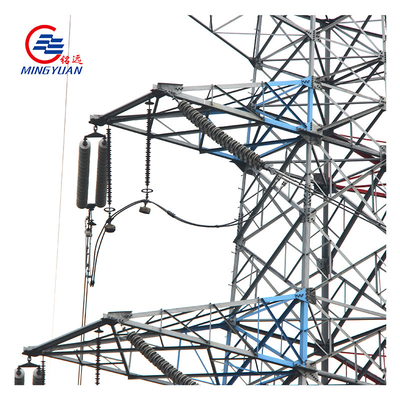220KV 330kV इलेक्ट्रिक ट्रांसमिशन टॉवर कोण उच्च वोल्टेज