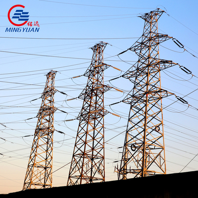 हाई वोल्टेज ओवरहेड इलेक्ट्रिक ट्रांसमिशन पावर 550kV लैटिस एंगल हाई टेंशन Q460
