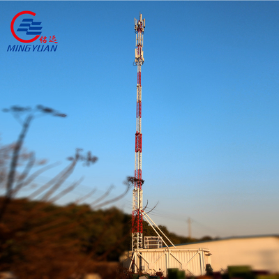 HDG OEM अष्टकोणीय एंटीना मस्त टॉवर दूरसंचार रेडियो टॉवर