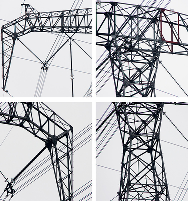 स्व-समर्थन ट्रांसमिशन ग्रिड टॉवर 33kv