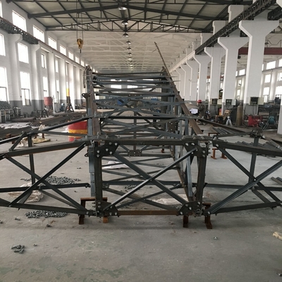 330kv इलेक्ट्रिक ट्रांसमिशन टॉवर / हाई वोल्टेज पावर टॉवर स्टील