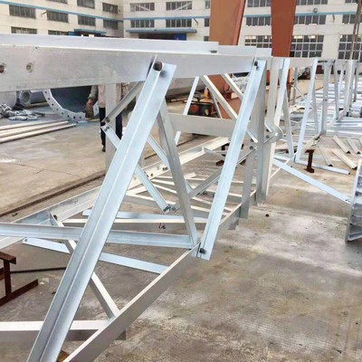 330kv इलेक्ट्रिक ट्रांसमिशन टॉवर / हाई वोल्टेज पावर टॉवर स्टील